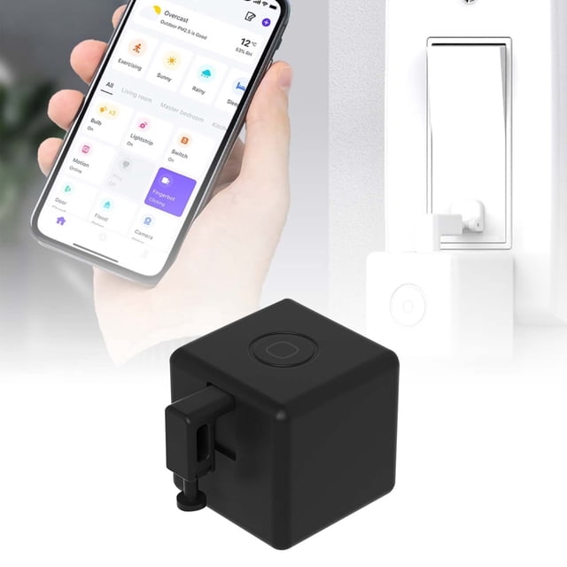 Klonfd Smart Home Automation Finger Robot Wireless Thumb Remote Controller With Voice Control And Timer Function 16 Kgf Cm Torque 8mm Arm Movement