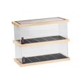 thumbnail image 4 of serony 1/64 Display Case Decoration for Countertop Miniature Figurines Living Room 2 Tier, 4 of 9