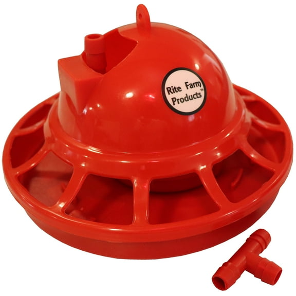2 PACK OF RITE FARM PRODUCTS AUTO PRO CHICK WATERER POULTRY BABY CHICKEN DRINKER AUTOMATIC