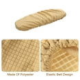 thumbnail image 4 of 2pcs Office Chair Armrest Covers Gaming Chair Rotating Chair Arm Rest Covers Slipcovers Beige, 4 of 6