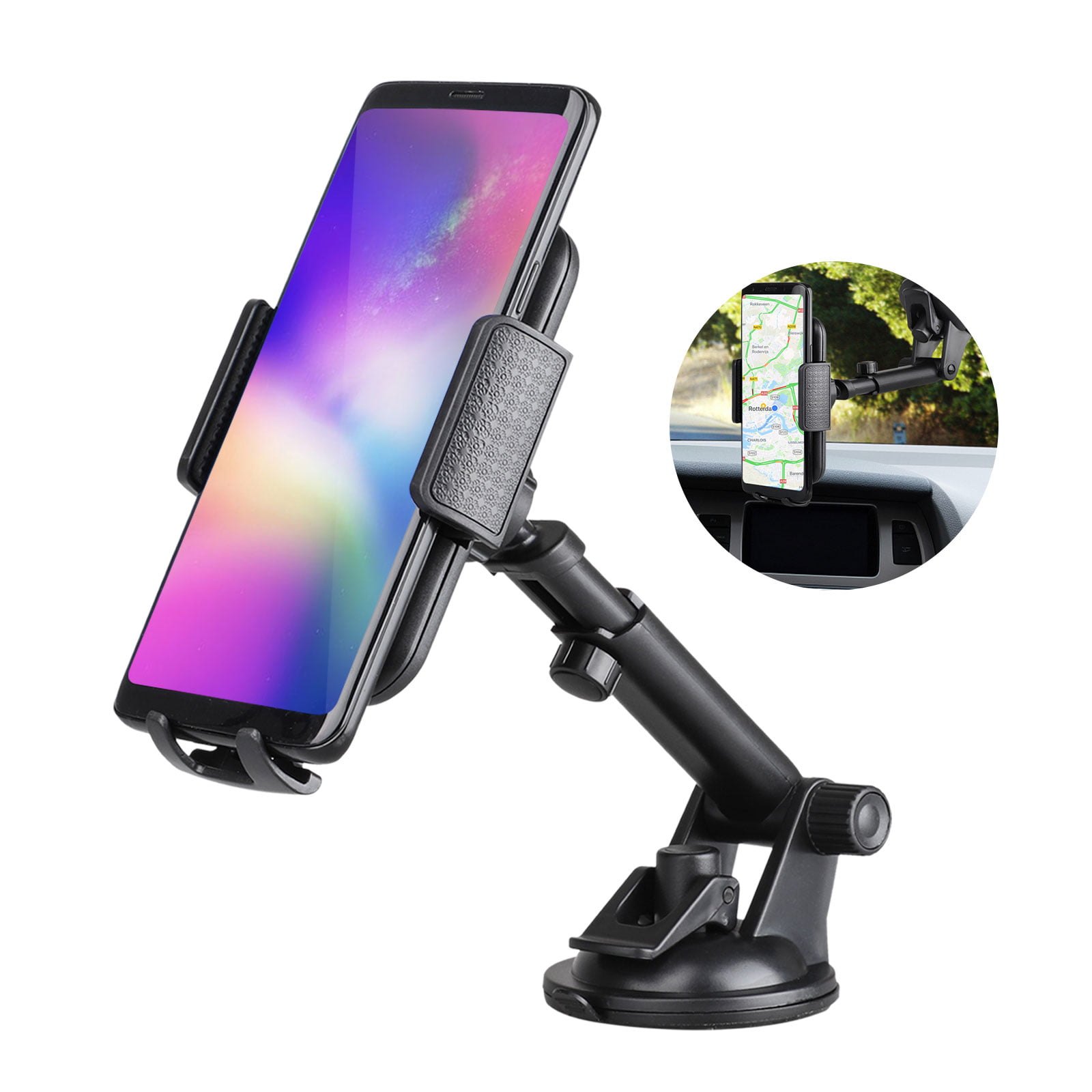 Fullfun Car Phone Holder 360° Magnetic Air Vent Mount Mobile Smartphone Stand Support Cell Cellphone Telephone Desk in Car GPS