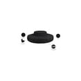 thumbnail image 2 of Meridian Furniture Arc Black Vegan Leather Modular Sectional, 2 of 8