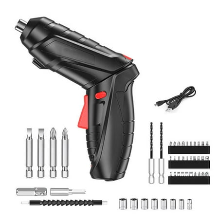 

3.6V Cordless Adjustable Angle Ergonomic Grip Durable Electric Screwdriver Set