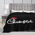 thumbnail image 2 of Manta de vellón Chick-fil-A para cama, sofá, mantas de felpa suaves y cálidas para el hogar, camping, viajes, 50 x 40 pulgadas, 2 of 5