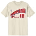 thumbnail image 5 of USSF X USMNTPA Christian Pulisic 10 Logo Icons Adult Natural Crew Neck Short Sleeve T-shirt-3XL, 5 of 7