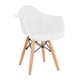 thumbnail image 1 of Silla Eames infantil con Descansabrazos – Diseño Ergonómico para Niños  (BLANCO), 1 of 4