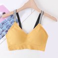 thumbnail image 3 of Sngxgn Women's Comfort Wireless, Seamless Cooling T-Shirt Bra(Yellow,One Size), 3 of 8