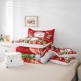 thumbnail image 6 of Castle Fairy Kids Children Xmas Snowman Twin Bedding Sets 7-Piece,Merry Christmas Gifts Bedding Comforter Set Microfiber,Happy New Year Breathable Sheet Sets,Ultra Soft Home Decor,Reversible, 6 of 8