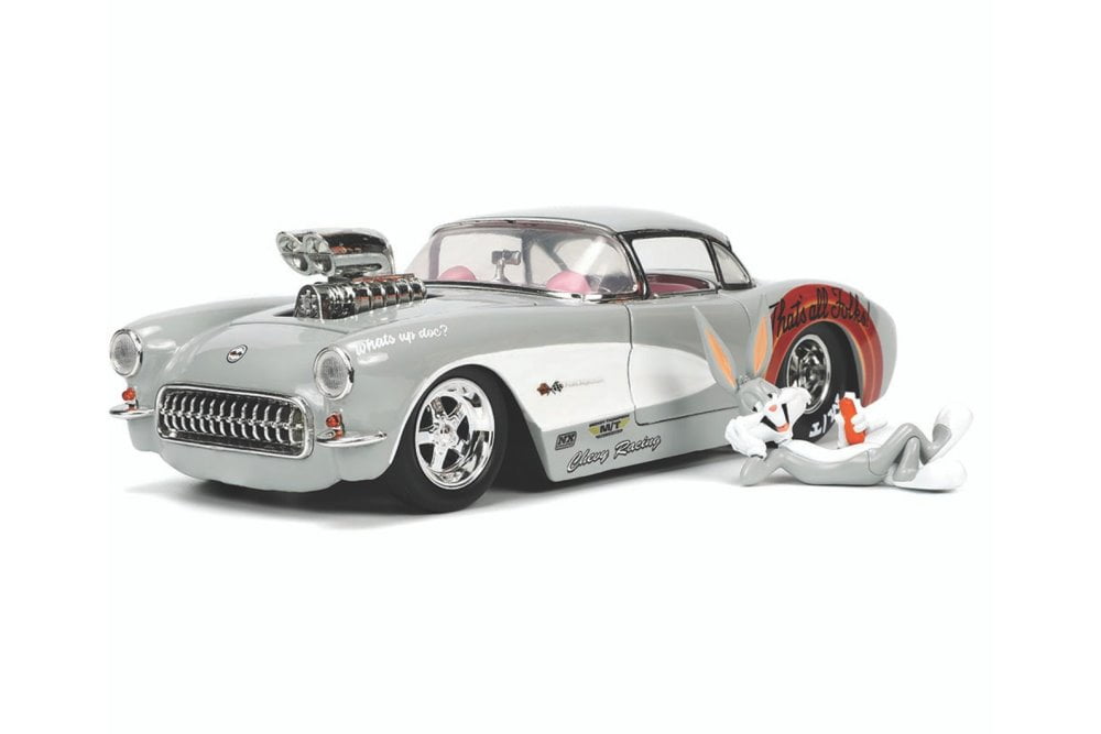 送料込1:24 LOONEY TUNES 1957 CHEVY CORVETTE 2600f533-de86-4024-af76-