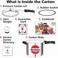 thumbnail image 5 of Hawkins Classic CL65 6.5-Liter New Improved Aluminum Pressure Cooker, Small, Silver, 5 of 6
