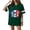 Dark Green Short Sleeve, variant on Mexico Soccer Jersey for Women Crew Neck Football Trendy T-Shirt Short Sleeve Vocation Soccer Ball Graphic 2026 Shirt Spain Brazil Argentina France Germany Portugal White XL