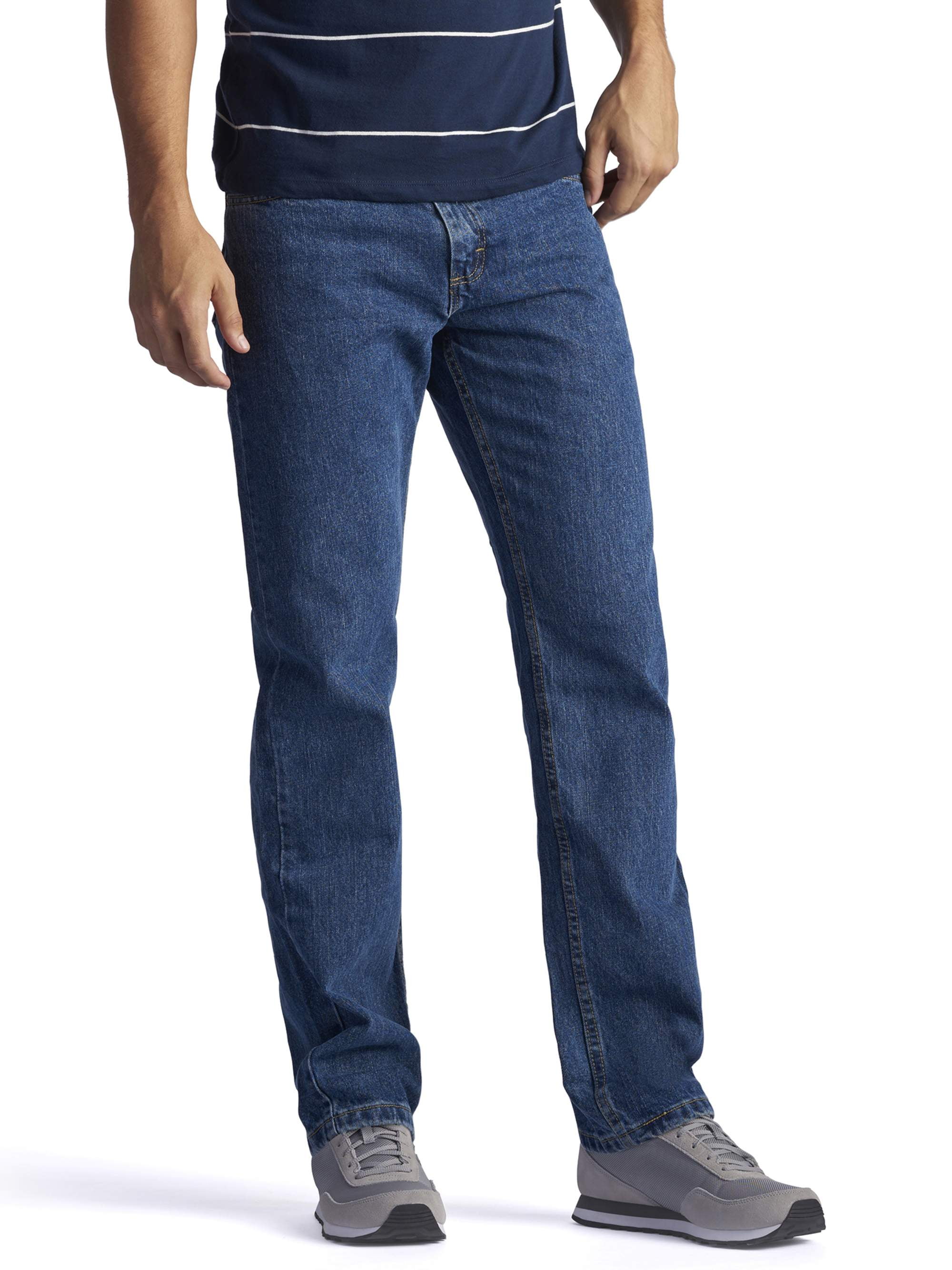 Lee Men's Regular Fit Straight Leg Stretch Jeans 