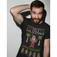 thumbnail image 3 of Tstars Men's Mele Kalikimaka Hawaiian Santa Ugly Christmas T-Shirt, 3 of 5