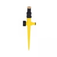 thumbnail image 1 of koolsoo 2 X Lawn Sprinkler, Adjustable, 360 Degree, Automatic Rotating Garden Sprinkler , Yellow, 4 Pcs, 1 of 5