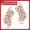 thumbnail image 2 of KLL Turkey And Thanksgiving2 for 18" Christmas Stocking Snowman Xmas Stocking Holiday Christmas Decoration Gifts for Family Kids, 2 of 8