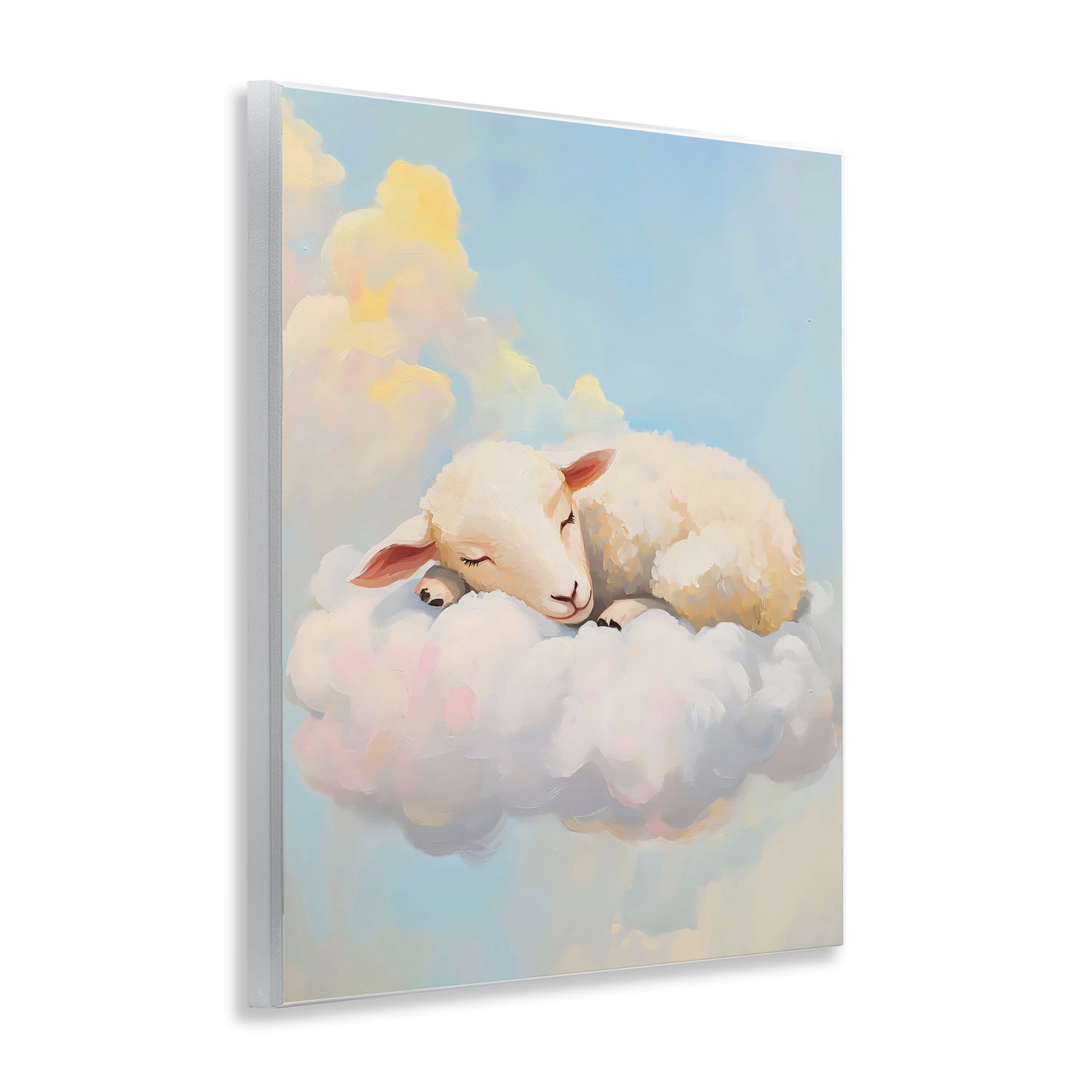 Stupell Industries Sleeping Sheep on a Cloud Wall Plaque Art, design by The Prints Vibe