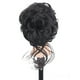 thumbnail image 2 of Bollo De Pelo Ondulado 1 pieza de cabello rizado con clip de garra Extensión de cabello desordenado para dama (marrón negro), 2 of 5