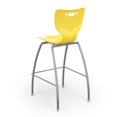 thumbnail image 2 of Hierarchy Stool - 4-Leg Stool (24 inch) - Yellow- No Arms- Chrome Base -, 2 of 2
