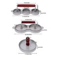 thumbnail image 2 of Burger Press Patties Maker, Nonstick Aluminum Round Patty Molds, Burger Meat Press, Baby Rice Molds, Beef Patty Tool, 2 of 4