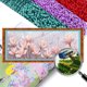 thumbnail image 1 of Kit Punto Cruz Magnolia Con Cuentas Bordado Parcial Arte para El 9CT 116x46cm, 1 of 9