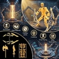 thumbnail image 2 of Pthjswj T13 Action Figure Set - (Assembled) 3D Printed Action Figure, 2 of 8