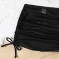 thumbnail image 6 of TOWED22 Girls Swimsuit 3 Piece Bathing Suits Summer Bikini Set Cover Up Skirt Floral Print Ruffle Swimwear for 5-12Y Black,6-7 Y, 6 of 7