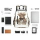 thumbnail image 4 of Fotbe Cute Cow Bath Mochila Ligera para Hombres y Mujeres - Duradera y Resistente al Agua, Ideal para Escuela, Trabajo, Viajes y Uso Diario, 4 of 7