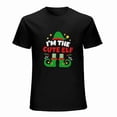 thumbnail image 1 of I'm The Cute Elf Shirt Funny Pattern Tee Top Family Matching Christmas T-Shirt, 1 of 5