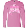 thumbnail image 3 of Inktastic My Mother is a Survivor Breast Cancer Awareness Long Sleeve T-Shirt, 3 of 5