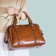thumbnail image 2 of Bolso de mujer con textura de gran capacidad 2024 nuevo bolso de mano de cuero de moda bolso de mujer bolso de hombro de piel de vaca para mujer, 2 of 5
