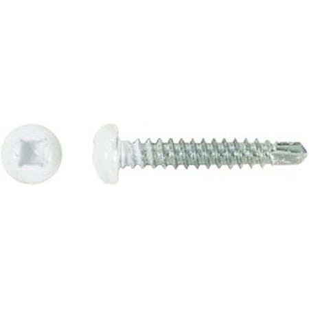 

50 pk #8 x 1 RV Quad Drive Self Tap Screws White Travel Trailer Camper