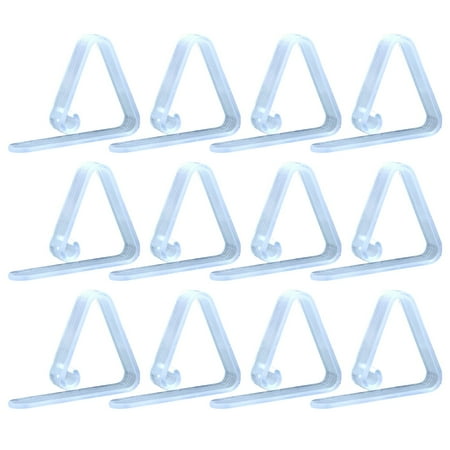 

Vicbovo 12Pcs Transparent Clear Tablecloth Clips Plastic Table Cloth Clips Table Clips For Tablecloths，Tablecloth Holders Clips For Home Picnic Indoor And Outdoor Party Tablecloth Fix Clear