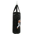 thumbnail image 2 of Hanging Boxing Sandbag, Durable Low Noise 20.9in Quadruple Padding Protection Children Boxing Punching Bag  For Boxing Practice And Exercise Black 53cm, 2 of 8