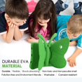 thumbnail image 6 of iPad 6th Generation Case for Kids, iPad 9.7 inch Case, Light Weight Shockproof EVA Foam Protective Tablet Stand Cover Holder for Apple iPad Air/Air 2 iPad 9.7 2017/2018 - Cute Butterfly,Green, 6 of 13