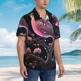 thumbnail image 2 of Lsque Bird 2 pattern Hawaiian Shirt for Men, Unisex Summer Beach Casual Short Sleeve Button Down Shirts-X-Large, 2 of 9