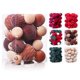 thumbnail image 3 of 35 bolas de terciopelo para Navidad, adornos colgantes para árbol de Navidad, bolas de terciopelo para decoración del hogar y fiestas de Navidad, 3 of 4