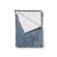 thumbnail image 2 of Floral Soft Flannel Fleece Throw Blanket, Grunge Rose Petals and Butterflies Red Hearts Love Valentines Vintage Design, Cozy Plush for Indoor and Outdoor Use, 60" x 80", Slate Blue Grey, by Ambesonne, 2 of 5
