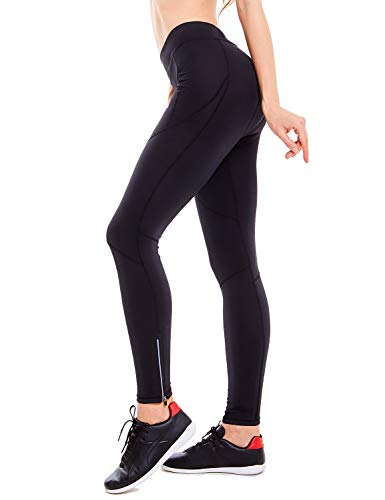 BALEAF Womens 3D Padded Gel Cycling Pants Bike Shorts 3/4 Tights Capris UPF 50+Breathable Quick Dry Lightweight Pocket 