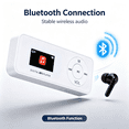 thumbnail image 5 of MUSICOZY Bluetooth MP3 Player with Built-in Speaker, 1.1 Inch Mini Digital Music Player, Portable Lossless Audio Player, Support TF Card, Voice Recorder, FM Radio for Students, Running, Travel, 5 of 14