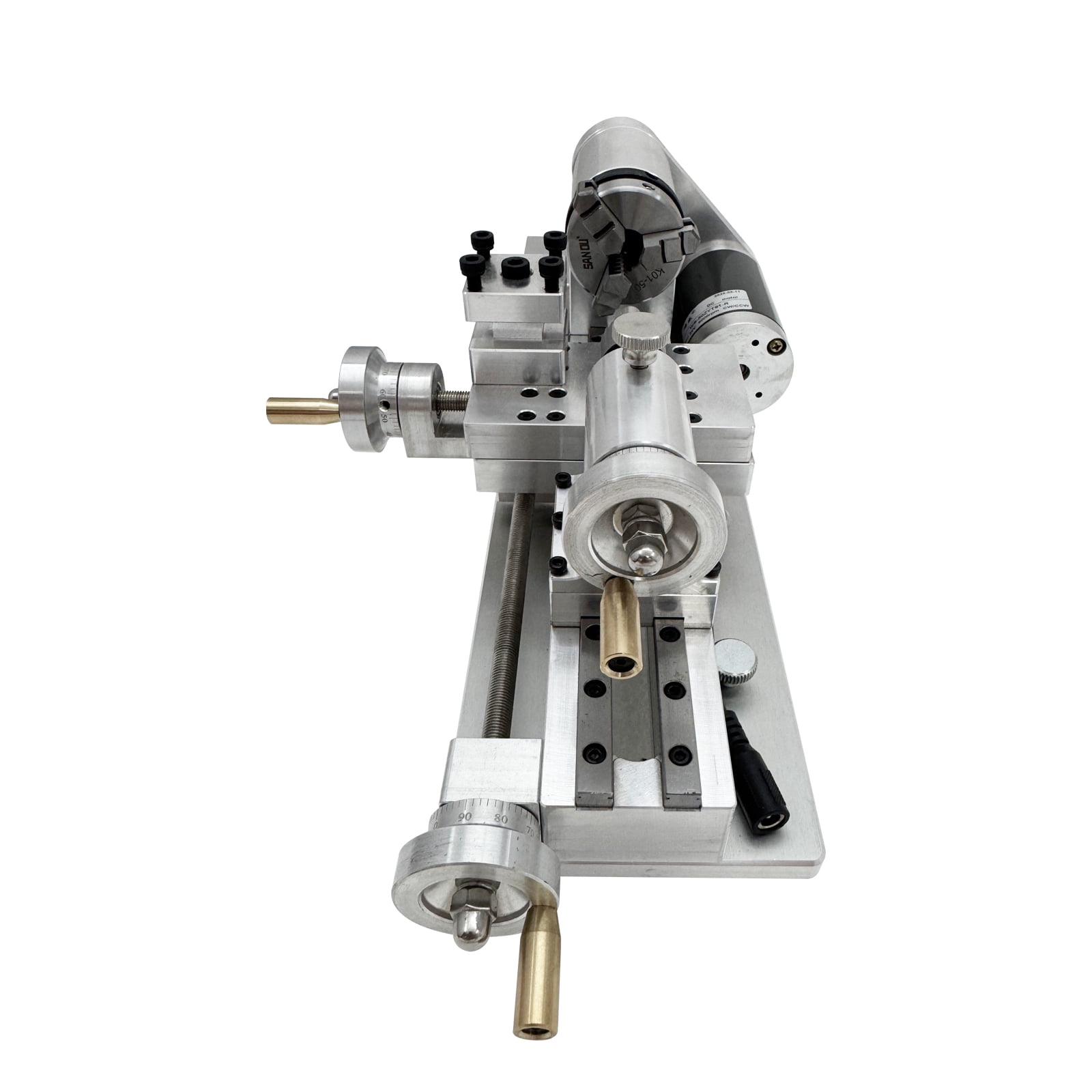 110V DIY Mini Lathe Multifunctional Home Woodworking Homemade Small Lathe Micro Lathe