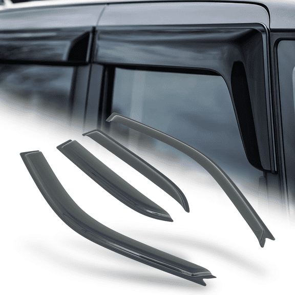 M-AUTO 4 Pieces Smoke Window Visor Shade Vent Wind Rain Deflector for 2001-2005 Lexus IS300