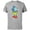 Athletic Heather, variant on Disney Mickey Mouse Sticking Tongue Out Retro Pop Art - Short Sleeve Cotton T-Shirt for Adults - Customized-Black