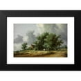 thumbnail image 2 of Jacob Salomonsz. van Ruysdael 14x11 Black Modern Framed Museum Art Print Titled - Road in the Dunes with a Passanger Coach, 2 of 5