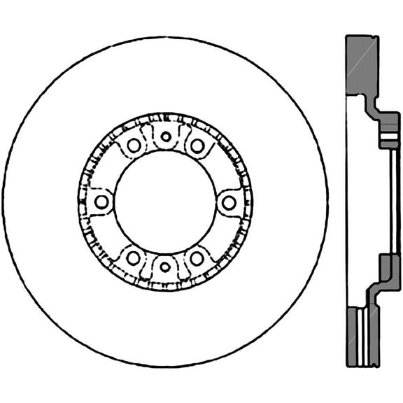 C-Tek Disc Brake Rotor 121.46054 Fits select: 1994-2000 MITSUBISHI MONTERO