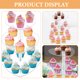 thumbnail image 3 of unbranded Soporte Para Cupcakes De Acrílico Transparente Con Y Niveles Para Fiestas Y Bodas, 3 of 8