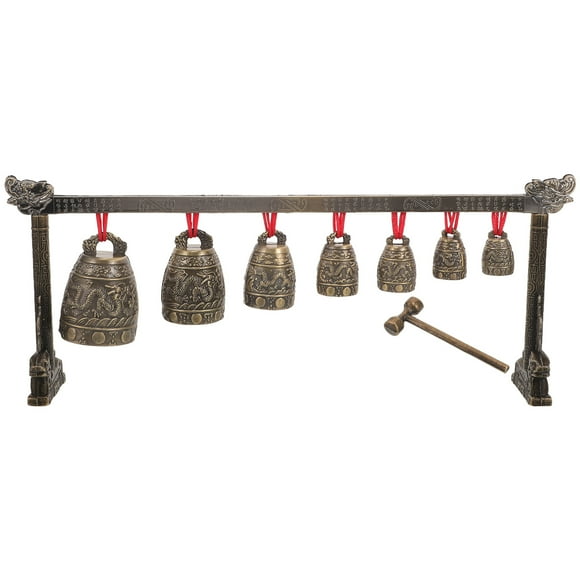 SHISUYAN Clochette Chinoise Antique Instrument Cloche Artisanat Cloche Instrument Cloche de Percussion