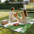 thumbnail image 4 of Green Leaves Outdoor Rug for Patio/Deck/Porch, Non-Slip Large Area Rug 3 x 5 Ft, Tropical Summer Botanical Watercolor Elegant Leaf Indoor Outdoor Rugs Washable Area Rugs, Camping Rug Carpet Runner, 4 of 8
