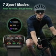 thumbnail image 3 of VIVISTAR Smart Watch 1.96" Full Touch for Android and iPhone, Smartwatches with Fitness Tracker,100+ Sports Modes Smart Watches for Men Women Black, 3 of 12