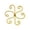 Gold, variant on syligr Metal Plant Support Frame 6.5x6.5", Heavy Duty Rustproof Flower Stake Cage for Potted Plants, Anti-Fall Stabilizer Ring for Climbing Vines Vegetables, Garden Decoration Supplies