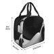 thumbnail image 3 of Easygdp Black White Fluid Sculpture Bolsa Térmica Premium - Tela Oxford Impermeable, Gran Capacidad, Bolsillo Frontal, Unisex para Trabajo, Escuela, Actividades al Aire Libre y Picnics, 3 of 8
